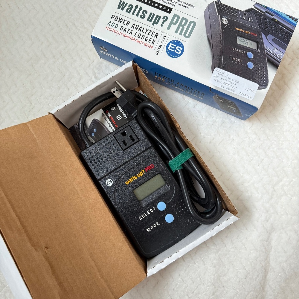 Watts Up? Pro ES - Power Analyzer and Data Logger with EXTRA STORAGE, Watt Meter
